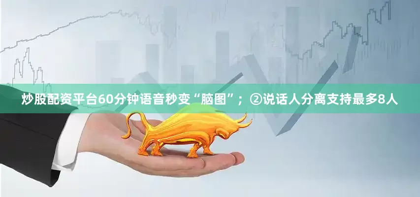 炒股配资平台60分钟语音秒变“脑图”；②说话人分离支持最多8人